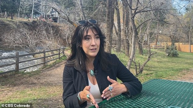 Taralyn Romero, 43, bought a house next to Kittredge Park in the Colorado town of Kittredge and banned locals from using it