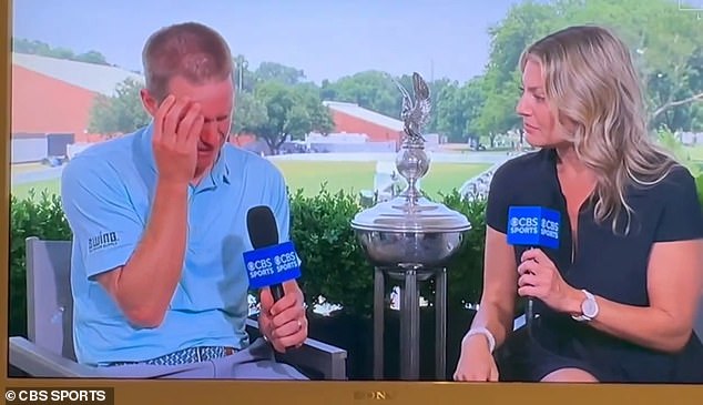Peter Malnati was moved to tears as he discussed the sudden death of Grayson Murray