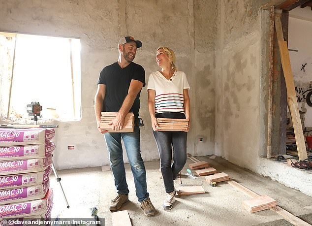 Dave Marrs (left), who co-hosts HGTV's Fixer to Fabulous with his wife Jenny (right), is being sued by a couple who claim the house they bought from his company is defective