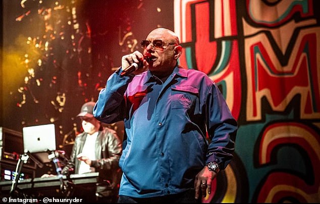 Shaun Ryder, 61, has opened up about his decision to quit using cocaine and a host of other hard drugs in favor of staying home and switching to Corrie (pictured in April)