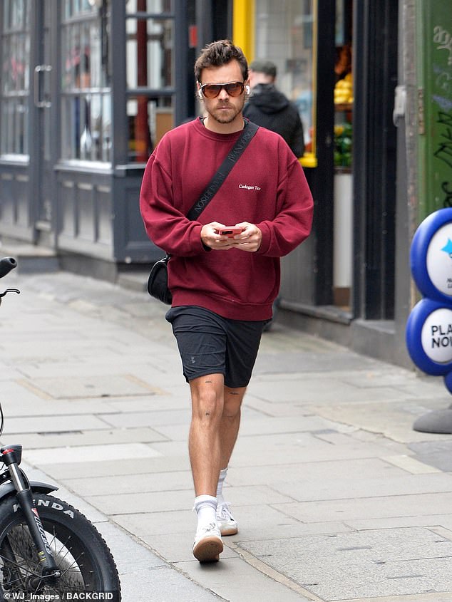 Styles was seen in London's Soho on May 18, weeks after his split from the Canadian actress