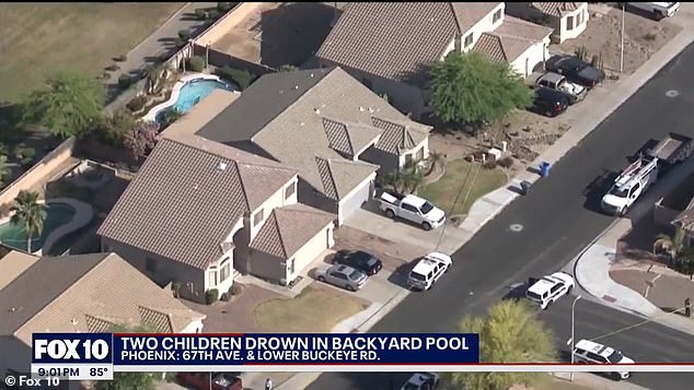 Police on Friday identified the two toddlers who drowned in their family's backyard pool in Phoenix, Arizona.  Valentina and Penalapi Ruiz, 3, were rushed to a hospital where they were pronounced dead