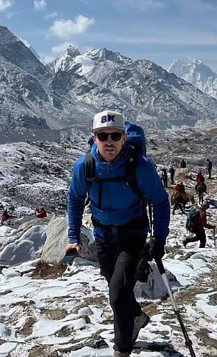 Daniel Paterson previously said it had always been his dream to 'conquer' the summit of Everest