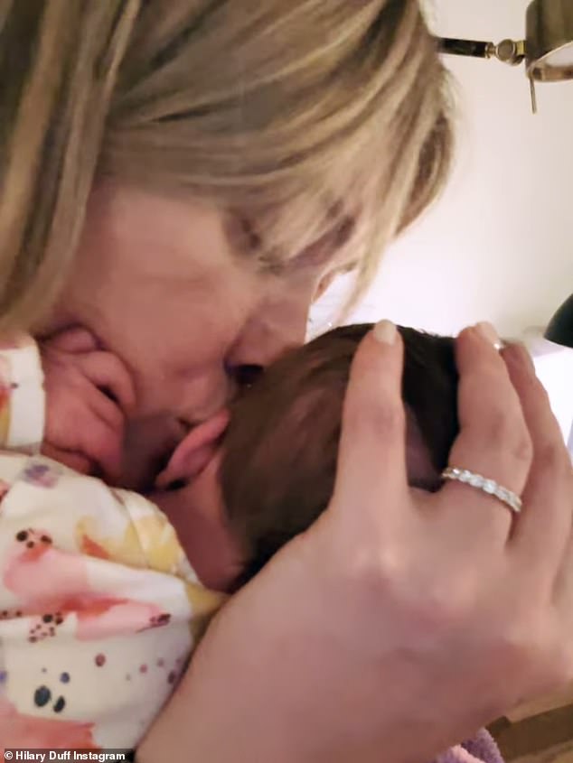 A week earlier, the How I Met Your Father star uploaded an adorable video of herself kissing her swaddled baby