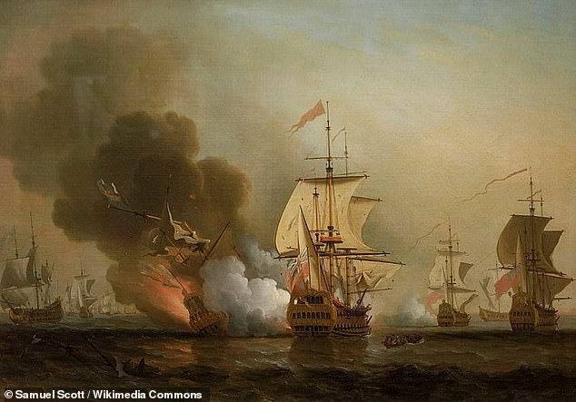 The legendary San Jose galleon (depicted in this painting) sank off the Caribbean coast more than three centuries ago, taking with it gold, silver and emeralds, believed to be worth $20 billion in today's currency