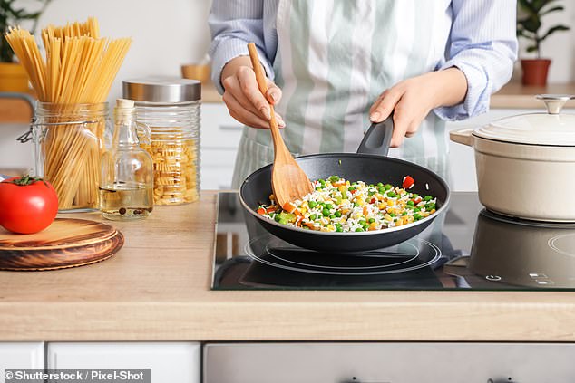 A new study has found that cooking various foods in a frying pan on the stove produces potentially harmful chemicals