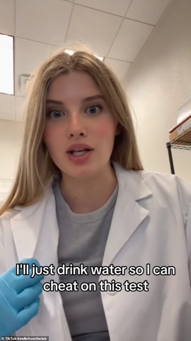 TikTok user Kindlefromthelab, a technician based in Florida, revealed the shocking ways some people try to 'cheat' on drug tests