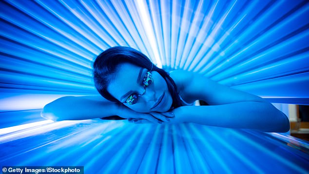 About 28 percent of people between the ages of 16 and 65 still go to tanning beds or use private tanning beds, despite the risk of skin cancer