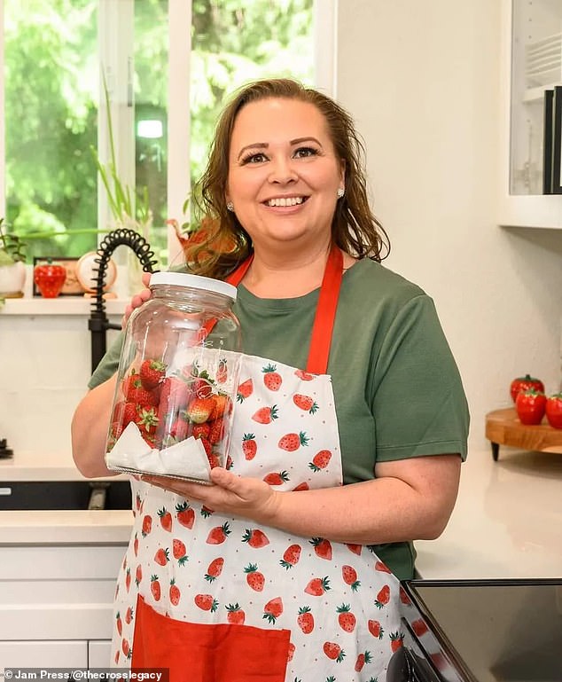 Amy Cross only has to go shopping every three weeks thanks to an unusual food hack that keeps fruit and vegetables fresh