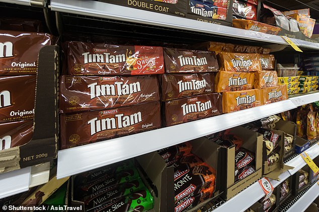The traveler did not know that Tim Tams came in different flavors