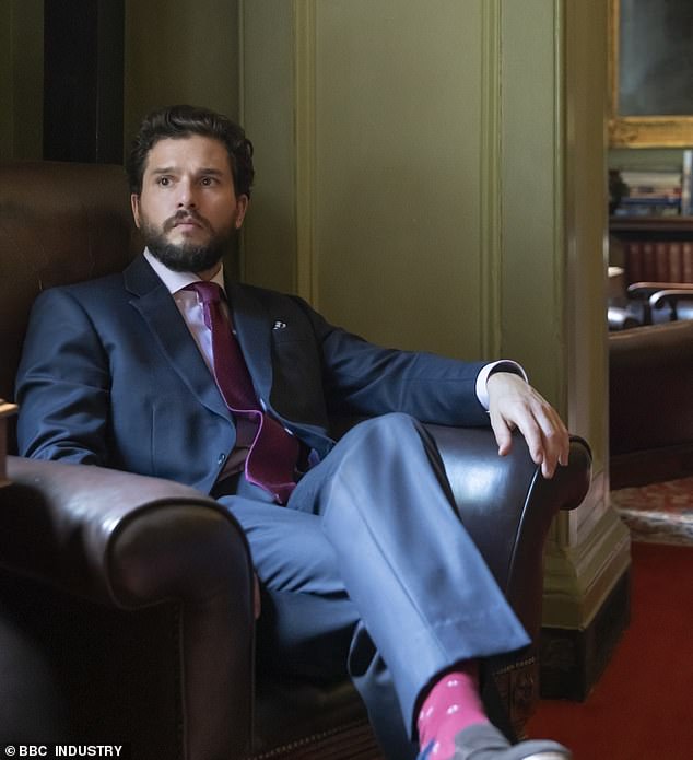 Kit Harington stars as Lord Henry Muck (pictured) in the first images of the upcoming third series of high-budget drama Industry