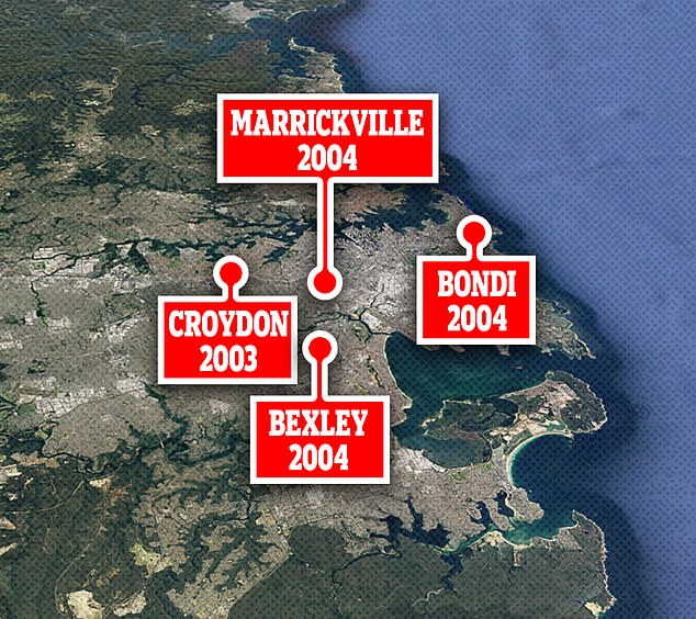 Kennedy sexually assaulted four women over four months in Sydney's western and eastern suburbs