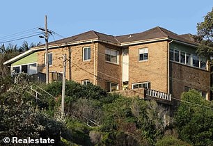 Pictured: Jackie's oceanfront home, before