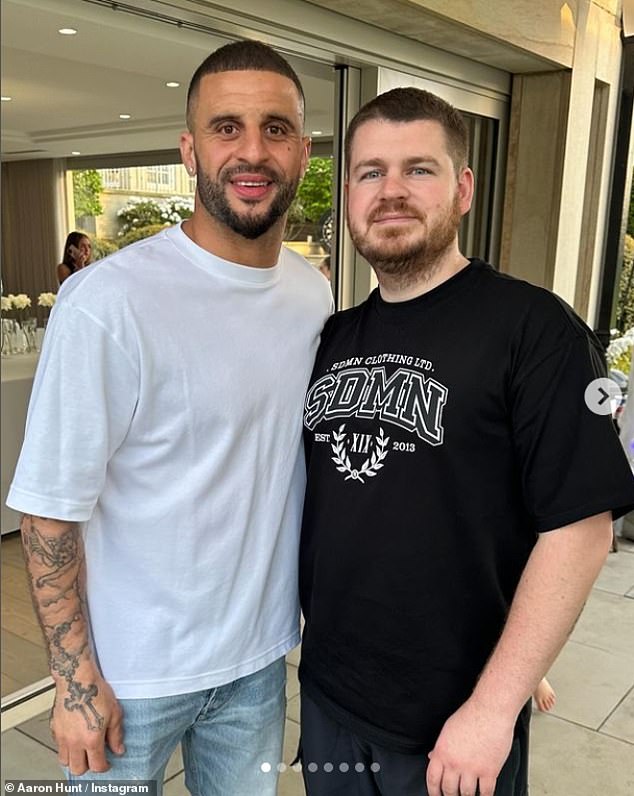 Kyle Walker and his wife Annie Kilner are said to have hosted a frosty reception as they attended a party at Wayne and Coleen's country home in Cheshire over the Bank Holiday.