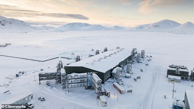 Scientists in Iceland have developed a huge vacuum that sucks up to 36,000 tons of CO2 from the air every year