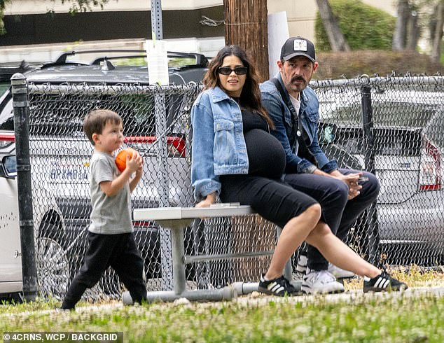 Jenna Dewan lets her financial drama with ex Channing Tatum get her down and enjoys a beautiful day in the park with fiancé Steve Kazee and their son Callum