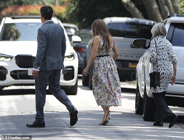 The couple, who have been plagued by rumors of marital problems after not being seen together in public for weeks, were previously spotted leaving the party with Ben's mother Christopher Anne 'Chris' Boldt.