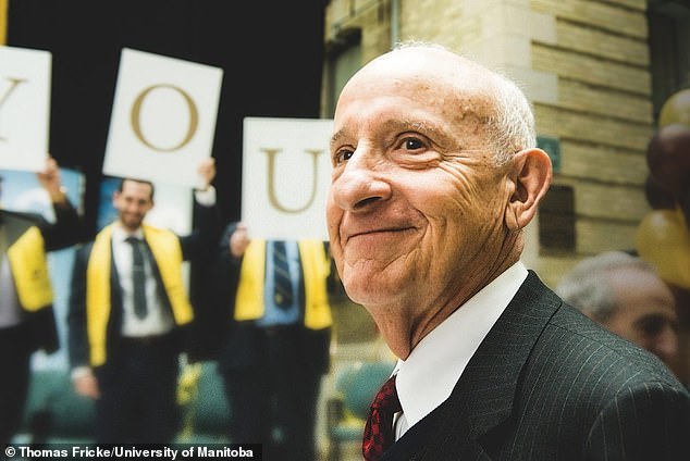 In a letter dated Monday, Ernest Rady, seen here, told university officials he was hurt and shocked by valedictorian Gem Newman's speech.