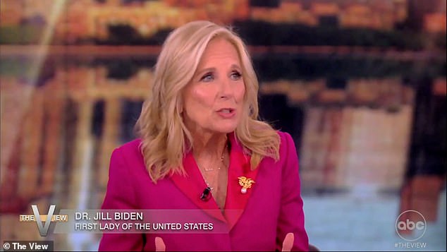 Jill Biden, who is doing press for her upcoming children's book, has used the airtime to tout Joe Biden's character as she railed against Donald Trump