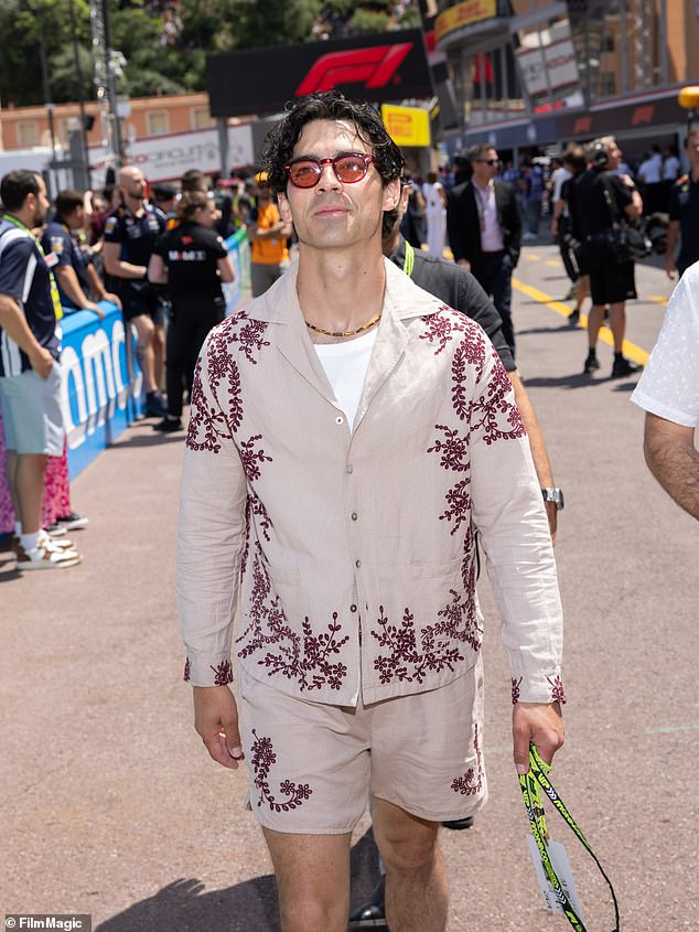 He seemed in good spirits as he attended Sunday's F1 Grand Prix without his brother and girlfriend Stormi Bree