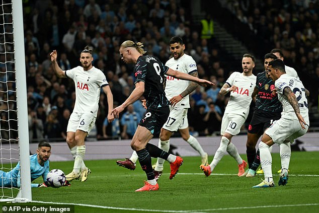 The Norwegian was the match winner for City on Tuesday evening with a brace against Tottenham