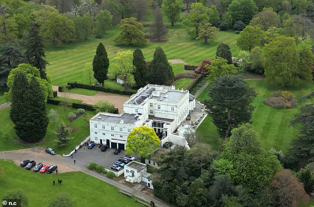 Prince Andrew has refused to leave the Royal Lodge (pictured) after living in the mansion for almost two decades