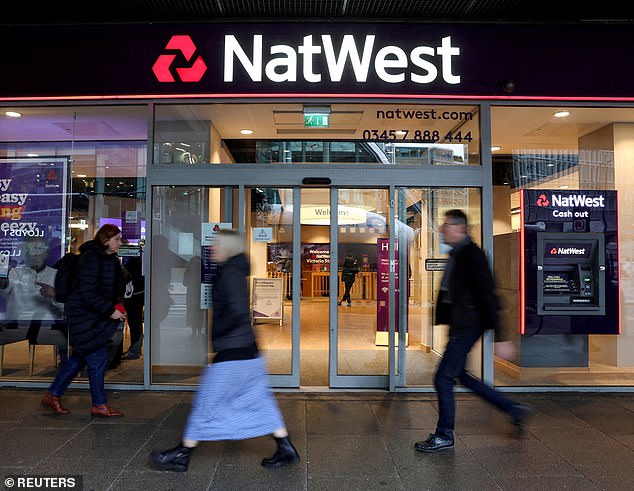 Postponed: The sale of the government's remaining stake in Nat West has been put on hold until after the July 4 vote