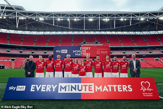 A star-studded line-up of people involved in football come together for a life-saving campaign