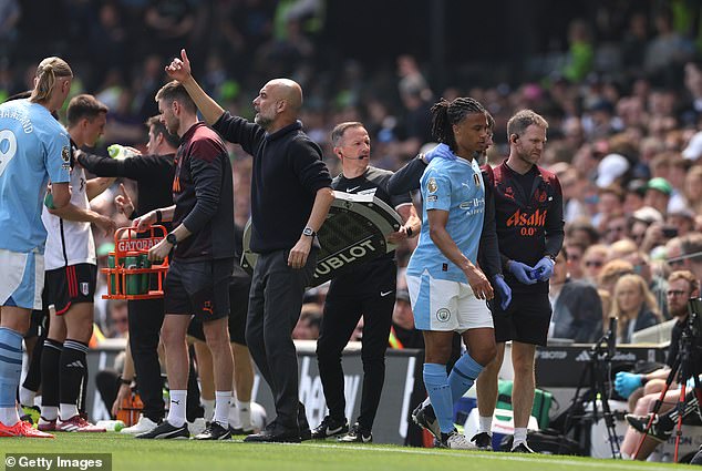 But Nathan Aké's limping in the first half will be a cause for concern for the champions