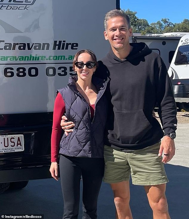 The loving couple has rented a luxury caravan and is now planning to drive through Australia