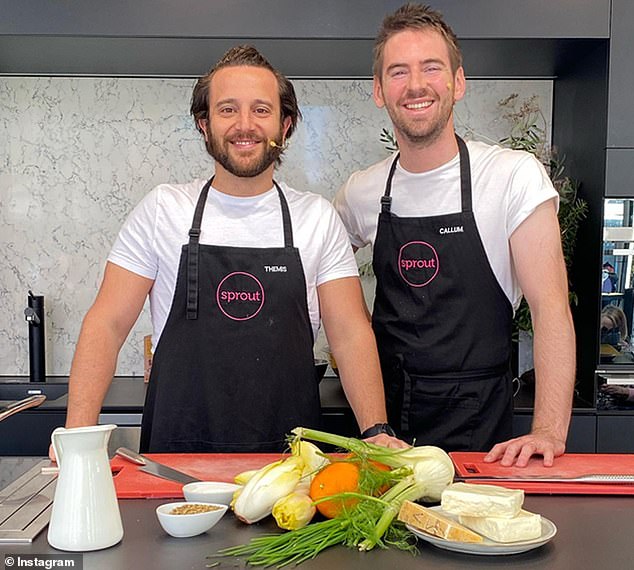 MasterChef finalist Callum Hann, 34, (right) and business partner Themis Chryssidis (left) temporarily close their Adelaide CBD restaurant eleven on August 3