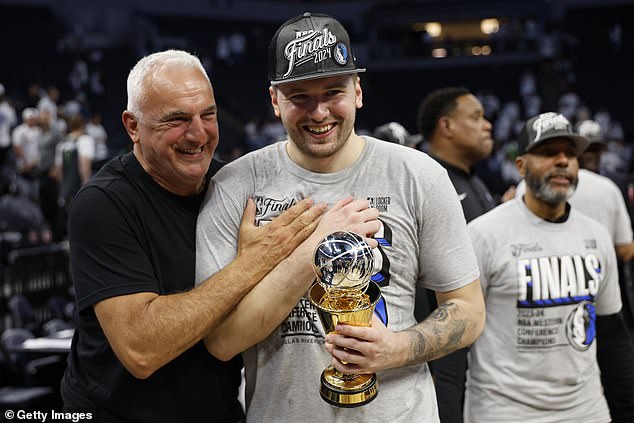 Luka Doncic took home the Western Conference Finals MVP award after Dallas advanced