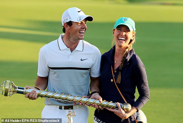 Rory McIlroy has filed for divorce from his wife Erica Stoll (photo together in 2015)