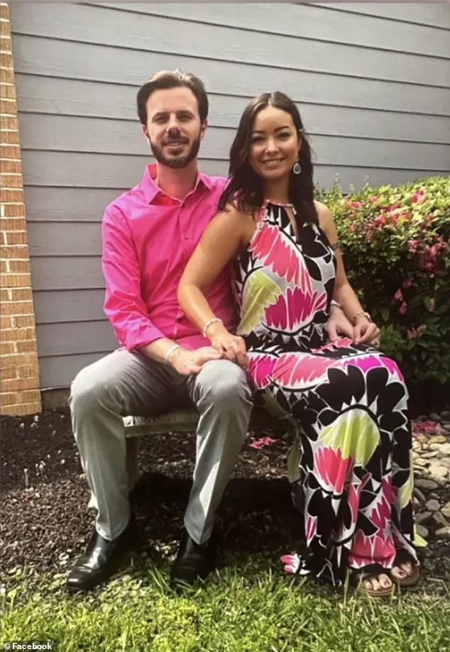 Miller was found dead in Lumbee River State Park, North Carolina, weeks after she spoke of marital abuse to John-Paul Miller.  The couple can be seen here