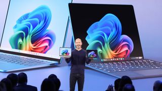 Microsoft introduces Surface Laptop and Surface Pro devices.