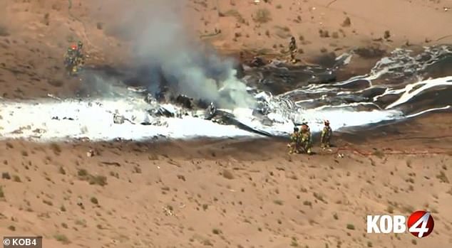 A military plane has crashed at Albuquerque Sunport International Airport in New Mexico