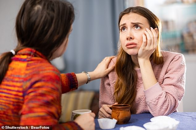 Researchers from Southwest University claim that bantering with your friends can make you happier (stock image)