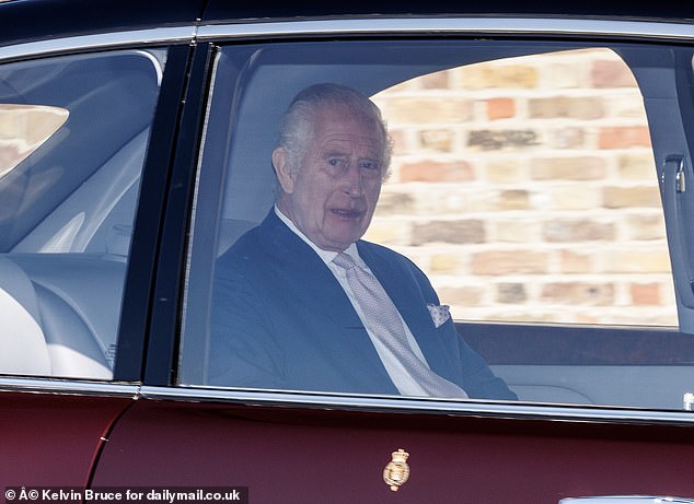 King Charles III leaves Windsor Castle as he heads to Clarence House