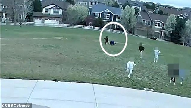 Surveillance video shows the moment a transgender sex offender tried to kidnap a young boy during recess at his elementary school