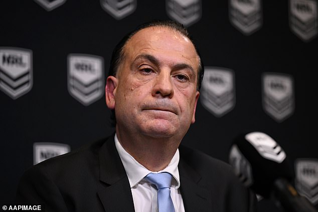 NRL chairman Peter V'Landys was scheduled to meet the Prime Minister in 2023