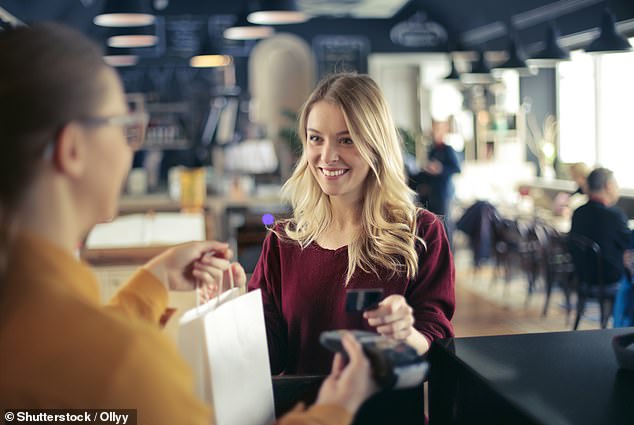 A popular restaurant chain that went cashless during the Covid-19 pandemic has been heavily criticized by Australians still frustrated by the measure (stock image)