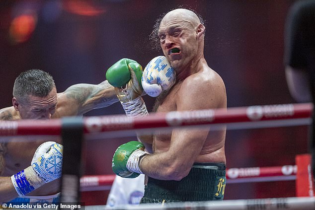 New footage has emerged showing the true extent of Tyson Fury's condition after he was nearly knocked out by Oleksandr Usyk