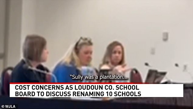 A member of the Loudoun County School Board is describing why she supports moving forward with the effort to change the names of at least nine schools in northern Virginia.