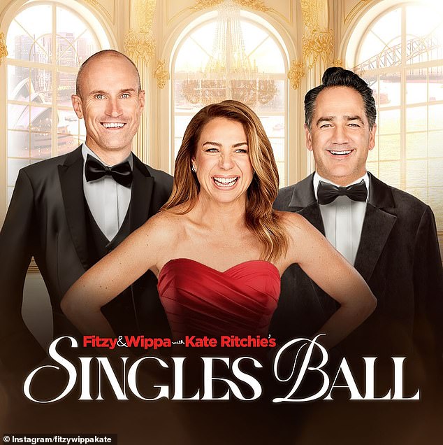The radio host, along with her co-stars Ryan Fitzgerald and Michael 'Wippa' Wipfli, revealed they will be hosting a Singles Ball