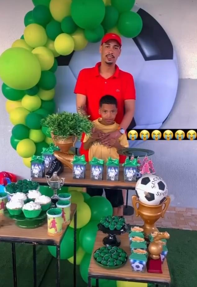 Nine-year-old Heitor Moreira, who dreamed of becoming a professional footballer, was shot dead along with his father Felipe Moreira and his 11-year-old cousin Layza de Oliveira at his birthday party in Vespasiano, Brazil, on Thursday evening.