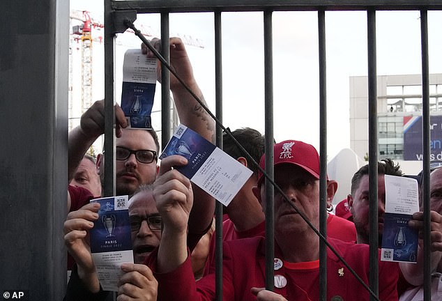 Liverpool fans struggled to reach the Champions League final in Paris in 2022