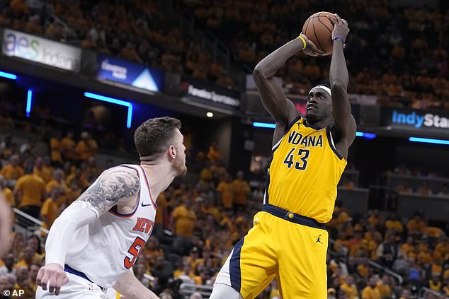 Pascal Siakam had 25 points and seven rebounds as the Pacers defeated the Knicks 116-103