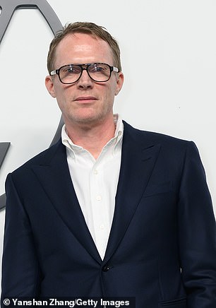 Paul Bettany will reprise his MCU role as the android-turned-Avenger Vision for the sixth time in a new Disney+ spinoff series premiering in 2026 (pictured April 18)