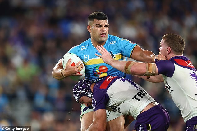 The Penrith Panthers are said to have offered up-and-coming Fifita (pictured) a deal worth an estimated $850,000 per season