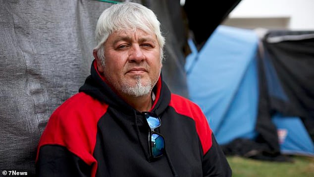 Peter Woodforde, or Woody as he is affectionately known, said his children would be devastated to see him living in a tent in Adelaide's north-east.